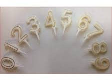 floral, gold color number without cake base, pack of 100 pcs (4)