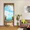 VIRANDA Türtapete Selbstklebend TürPoster 3D - Landschaft - Fototapete Türfolie Wandtapete PVC Wasserdichte Schlafzimmer Türaufkleber 77 x 200 cm
