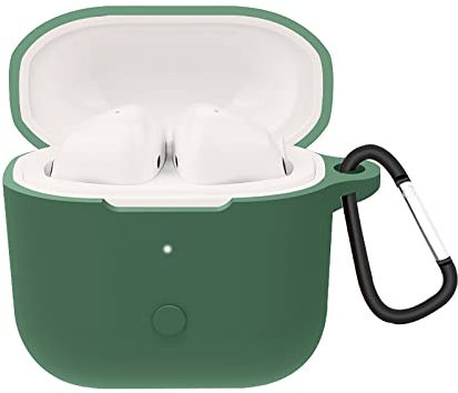 GIOPUEY Funda para Redmi Buds 3, Ultradelgado Silicona Case Cover, Anti-caída, Redmi Buds 3 Funda - Verde Militar