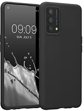 kwmobile Housse Compatible avec Realme GT Master Edition Coque - Housse de téléphone Protection Souple en Silicone - Noir Mat