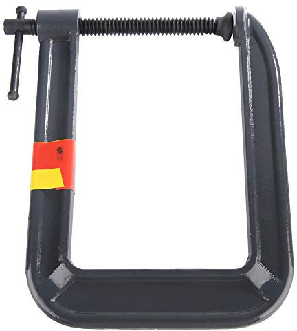 Deep Throat C Clamp Clamp Deep Steel Heavy Duty G Type Woodworking C Clamp Diy Carpentry Clamping Device(100,185Mm) (Clamping thickness 100*depth 185mm)