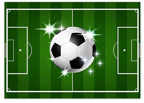 Foto-Poster, Wanddekoration, Fußballfeld, 70 x 50 cm, Nr. H8254M_PL1G