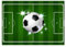 Foto-Poster, Wanddekoration, Fußballfeld, 70 x 50 cm, Nr. H8254M_PL1G