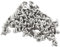 PHITUODA Lot de 100 vis à métaux à tête plate ronde M1,6 x 2 mm, en acier inoxydable 304 cruciforme cruciforme, boulons de fixation