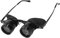 Fernglas Brille für Angeln, Tragbare Freihändige Fernglasbrille mit 3-fachem Vergrößerung für Vogelbeobachtung, Sport, Konzerte, Theater, Oper, TV, Sehenswürdigkeit usw