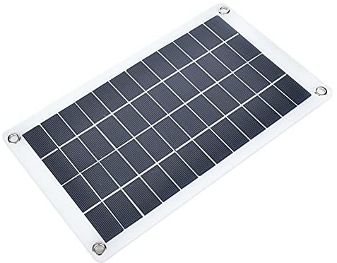 Topyond 7.5W 12V Solar Ladegerät,Solarpanel Solar Power Board,Solar Power Bank Ladegerät Tragbares Outdoor Dual USB Monokristallines Silizium Für Kamerahandys Laptops