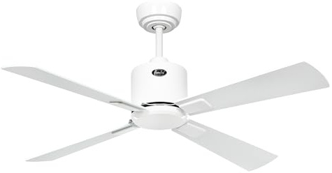 CasaFan ECO NEO III 103 WiFi Deckenventilator, Energiesparender & leiser Ventilator mit hochwertigen Holzflügeln, 6 Geschwindigkeiten mit Fernbedienung, für Räume bis 13 qm & Schrägen bis 23°
