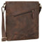 STILORD 'Stella' Vintage Handtasche Damen Leder klein zum Umhängen Schultertasche für Freizeit Shopping Abend Tablettasche Echtleder, Farbe:zamora - braun