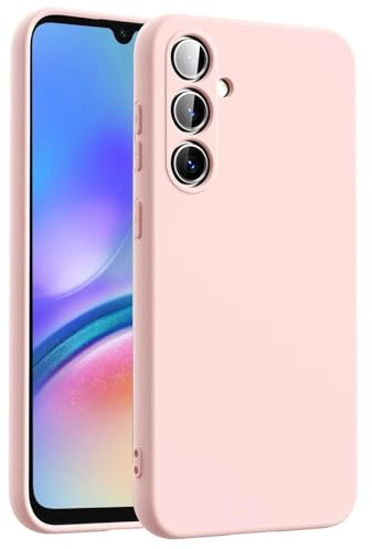 Verco Handyhülle für Samsung Galaxy A16 5G Hülle, Case Silikon Gel [weiches Innenfutter] Schutzhülle für Samsung A16 5G Case stoßfest, Rosa