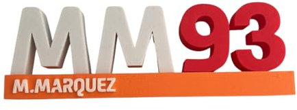 Dekoratives Logo Moto Marquez 93 (rot)