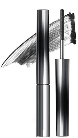 2025 Neuestes Wimperntusche Mascara Wasserfest,Tubing Mascara,3D Curling Wimperneisen Verlängerung Langanhaltender Extensions Bügelmascara Volumengebend für Augen Make-Up,Hochzeit,Party (Schwarz)