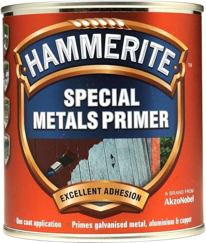 Parts Panel Hammerite Special Metals Primer 250ml – Quick Dry Anti-Rust Paint for Galvanised, Aluminium, Brass & Copper Surfaces