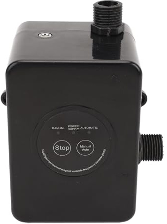 Cocoarm Pompe de Surpression D'Eau, Pompe à Eau Compacte 100W 24V avec Interrupteur de Débit Intelligent, pour Robinets Douches Salles de Bains Cuisines Irrigation de Jardin (Prise UE)
