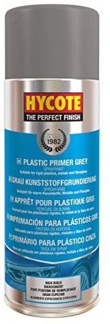 Hycote High Build Aerosol Car Spray Paint, Grey Plastic Primer, 400 ml