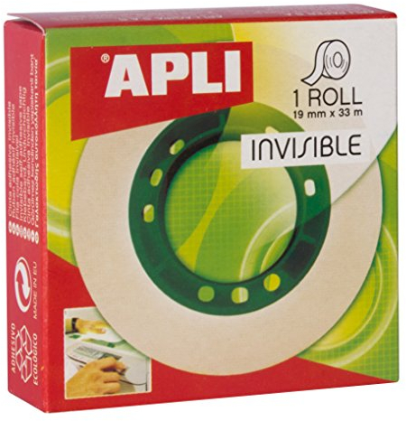 APLI 11036 - Nastro adesivo zelo invisibile 19 mm x 33 m