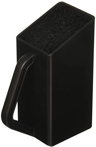 Victorinox Swiss Classic, blocco portacoltelli universale, grande e vuoto, in plastica rivestita in nylon, nero