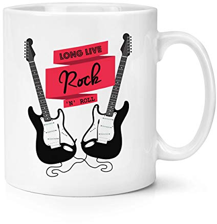 Long Live Rock N Roll Electric Guitar 10oz Mug Cup