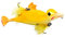 Savage Gear 3D Selbstmordente - Realistische Topwater Entchen Imitation Köder für Raubfische, Superior 3D Details, Unkrautfrei Design für Hecht, Bass, Musky, und Catfish Angler Gelb 10.5 cm