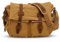 FANDARE Unisex Umhängetasche/Laptoptasche 14 Zoll für Arbeit Herren Messenger Bag Schultertasche Multifunktions Reise Canvas Khaki