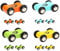 TOP BRIGHT Jouet Voiture Remplacement de Rampe Voiture avec 12 Pièces Petites Voitures