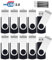 8GB Memory Stick 10 Pack,SRVR Flash Drive USB 2.0 Swivel Thumb Drives Data Storage Jump Drive Zip Drive Memory Sticks External Devices with Led Indicator(10 Black Color With Lanyard)