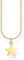 Thomas Sabo Damen Halskette Stern gold 925 Sterlingsilber, 38-45 cm Länge