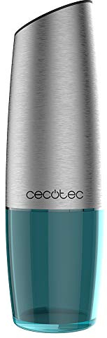 Cecotec Molinillo de Especias Eléctrico InstantMill Gravity. Cuerpo de Acero Inoxidable con función gravity, Amoladora Cerámica, Molienda Ajustable, Ventanas de acrílico, Luz LED incorporada