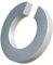 Federscheiben M8, Spaltring, Grower Bremse Feder Stahl verzinkt, Vierkantquerschnitt Unterlegscheibe Einzelspule, Dichtring für Bolzen/Schrauben 8mm DIN 127 (25 Stück)