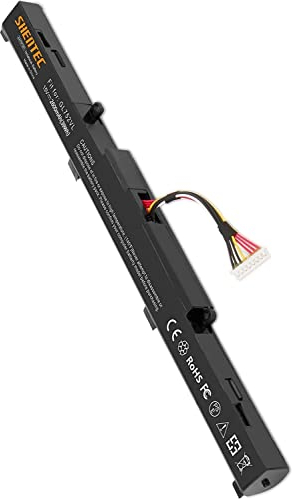 Shentec A41N1501 A41LK9H Batterie pour ASUS GL752VW GL752V N552 N552V N752V N552VW N552VX N752VX G752VW GL752 GL752JW GL752VLM GL752VWM N752 N752VW L41LK2H 15V 39Wh