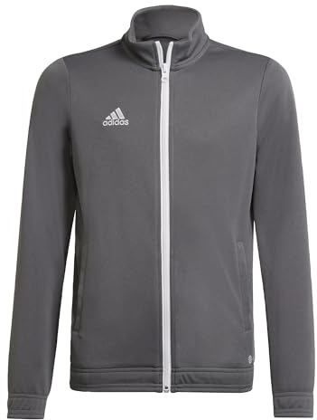 adidas Mixte enfant Entrada 22 Track Jacket, Team Grey Four, 13-14 Years