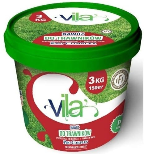 VILA PRO-COMPLEX Rasendünger, 3 kg Eimer