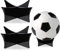 Traumarkeu 2 Stück Fussball Ständer, Basketball Ballständer Regal, Acyal Ballhalter, Ballhalterung für Ballauflage (Schwarz)