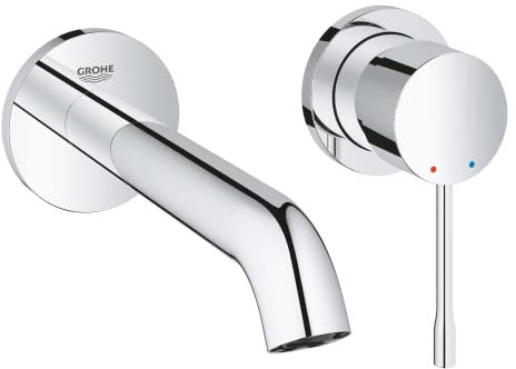 GROHE 2-Loch-Waschtischbatterie ESSENCE Ausladung 183mm chrom