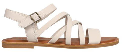 TOMS Damen SephinaFlat Sandalen, Putty, 42.5 EU