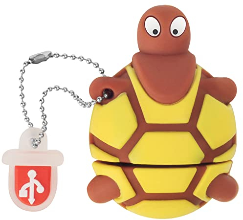 BorlterClamp 32GB USB Stick in Süßer Schildkrötenform Neuartiges und Süßes USB 2.0 Flash-Laufwerk Speicherstick für Externe Datenspeicher, Braun
