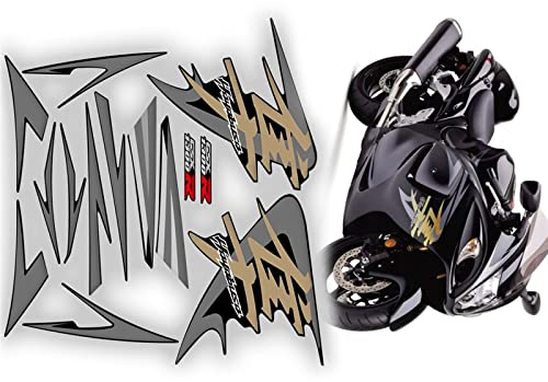 Verkleidungsaufkleber Motorrad Dekorativer Reflektierender Aufkleber Modifiziertes Aussehen Folie Für Suzuki Hayabusa GSXR1300R GSXR 1300R 2008 Schmücken (Color : 4)
