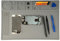 Kaisi KS-102 Reparatur-Arbeitsmatte, hitzebeständig, 500 °C, nicht-magnetische Silikon-Lötmatte, Uhren-Reparaturmatte, elektronisches Lötpad, zur Reparatur von mechanischen Uhren, Monitoren usw. (grau