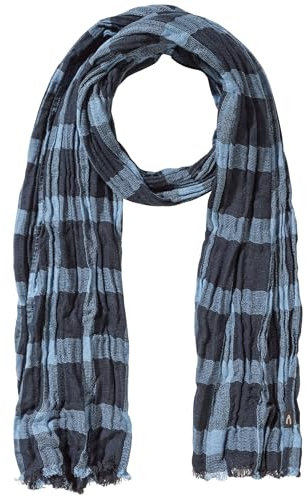 camel active Herren Webschal aus softem Viskose-Mix Nachtblau, menswear-OS