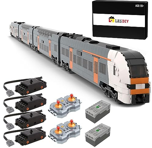 APAP Technik Bahn Bausteine Satz, 6breit Dynamisch Rhein-Ruhr-Express Bausteine Modell Kit (2917PCS)