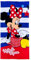 CARTOON Strandtuch Minnie Mouse rot Badetuch Pool Strand Mikrofaser für Mädchen 140 x 70 cm