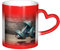 SGZLZBWK Modular Dumbbells Color Changing Coffee Mug in The Sky Magical Heat-Sensitive Mug Novelty Ceramic Mugs