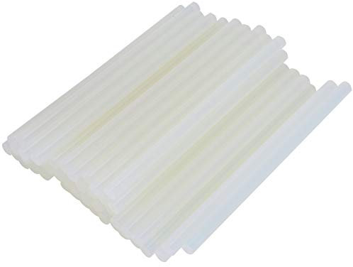 LetCart Barras de pegamento termofusible de 11 x 200 mm, paquete de 50 barras de pegamento EVA transparentes de 11 x 220 mm para pistolas de pegamento grandes de más de 60 W