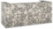 Gabionenwand für Mülltonnengehäuse Steinkörbe für Mülltonnen Verzinkter Stahl 254x100x110cm