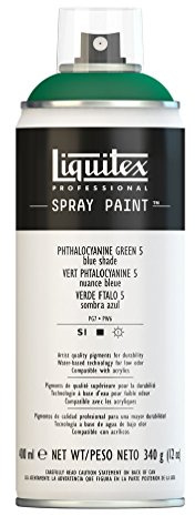 Liquitex 02427 Bombe de peinture aérosol 400 ml Vert phtalocyanine 5/Nuance Bleue