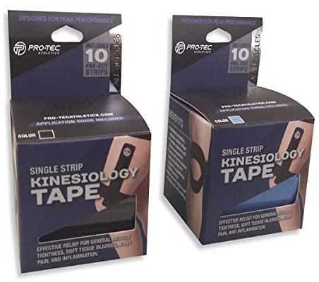 Pro-Tec Athletics Kinesiologie-Tape, Einzelrolle, 10 Rollen, Rose