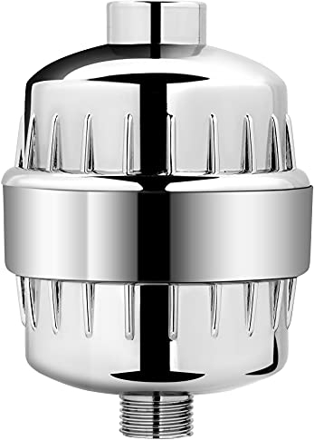 AquaBliss - Filtro de ducha universal de alto rendimiento con cartucho de filtro de repuesto de varias etapas, transforma rápidamente la picazón, el eccema y el acné en cabello, uñas y piel