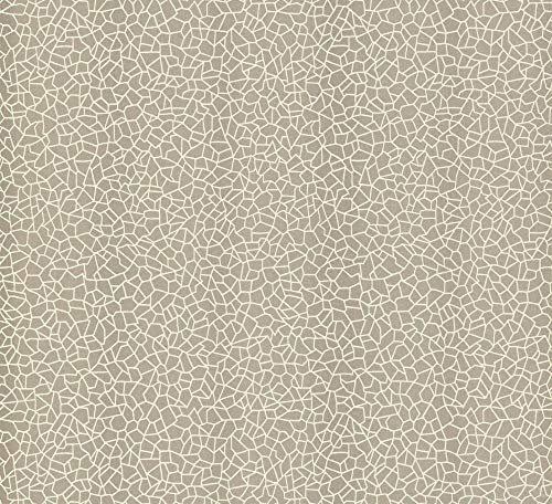 Rasch Papier peint intissé Textile Rose More graphique Taupe Beige brillant 110702