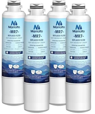 DA29-00020B Fits for Samsung DA29-00020B Water Filter- Also Fits DA29-00020A, HAF-CIN/EXP, 46-9101 Refrigerator Water Filter by Pureza 3 Pack