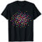 Konfetti T-Shirt - Damen & Unisex Kinder - Schwarz - Kurzarm - S - Regulär - Geburtstag - T-Shirt