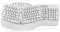 Perixx PERIBOARD-512 Tastiera Split Ergonomica Cablati USB, Design Suddiviso, con 7 Tasti Multimediali e Poggiapolsi Incorporato, Italiano QWERTY, Bianca